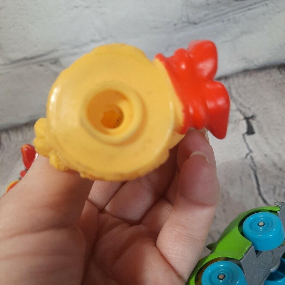VTG Sesame Street PVC Figure Lot of 4 Big Bird Ernie Fire Truck Car 80s READ - Picture 6 of 7